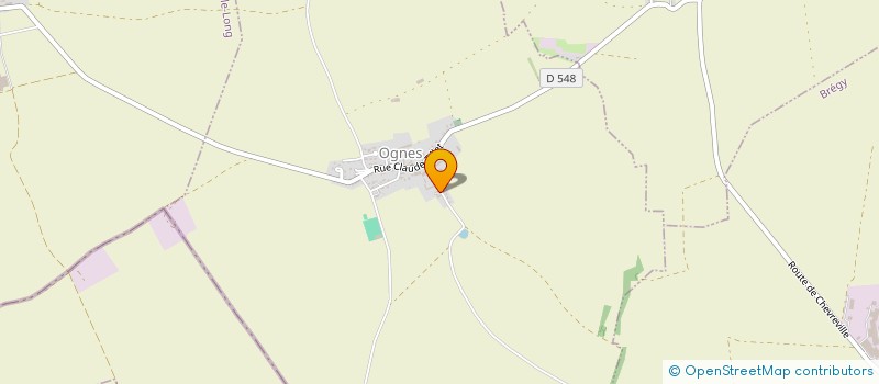 localisation de l'entreprise MONSIEUR JEAN LEFEVRE  OGNES