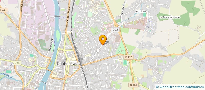 localisation de l'entreprise MONSIEUR JEAN LEFORT  CHATELLERAULT