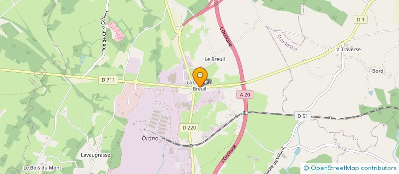 localisation de l'entreprise MONSIEUR JEAN LEFRERE à BESSINES SUR GARTEMPE