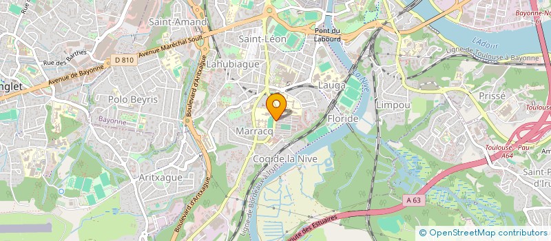 localisation de l'entreprise MONSIEUR JEAN LEGAZ  BAYONNE