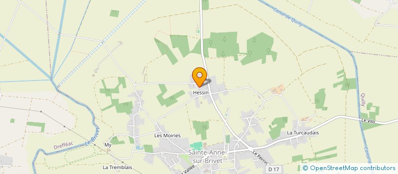 localisation de l'entreprise MONSIEUR JEAN LEGENTILHOMME  SAINTE-ANNE-SUR-BRIVET