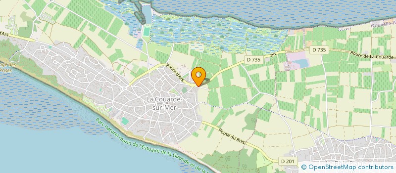 localisation de l'entreprise MONSIEUR JEAN LEGER  LA COUARDE-SUR-MER