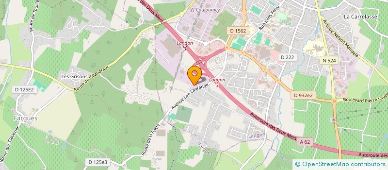 localisation de l'entreprise MONSIEUR JEAN LEGLISE  LANGON