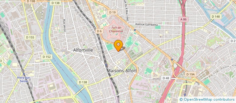 localisation de l'entreprise MONSIEUR JEAN LEGONO à MAISONS-ALFORT