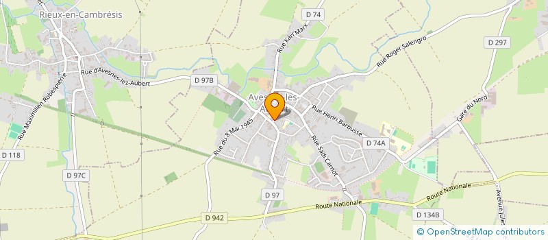 localisation de l'entreprise MONSIEUR JEAN LEGRAND à AVESNES-LES-AUBERT