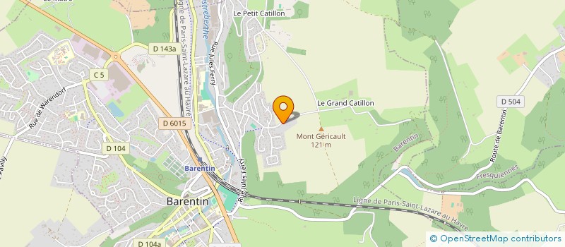 localisation de l'entreprise MONSIEUR JEAN LEGRAND à BARENTIN