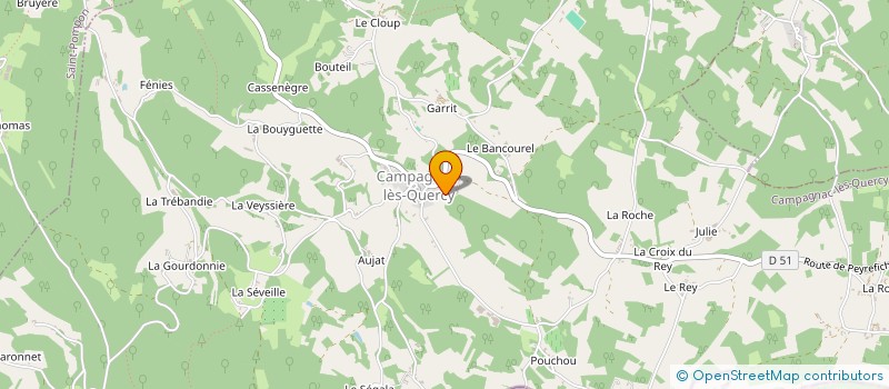 localisation de l'entreprise MONSIEUR JEAN LEGRAND à VILLEFRANCHE-DU-PERIGORD