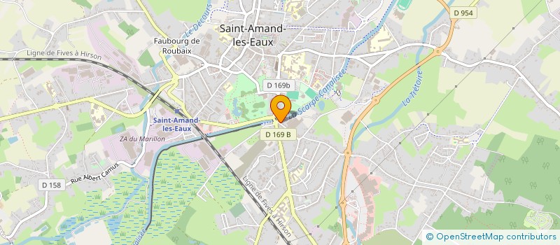 localisation de l'entreprise MONSIEUR JEAN LEGRAND à SAINT-AMAND-LES-EAUX