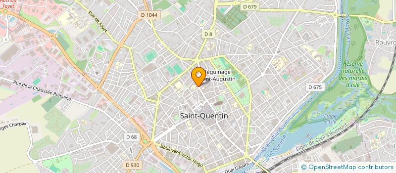 localisation de l'entreprise MONSIEUR JEAN LEGRAND à SAINT-QUENTIN
