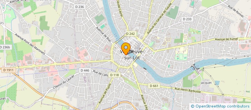 localisation de l'entreprise MONSIEUR JEAN LEGRAND  VILLENEUVE-SUR-LOT