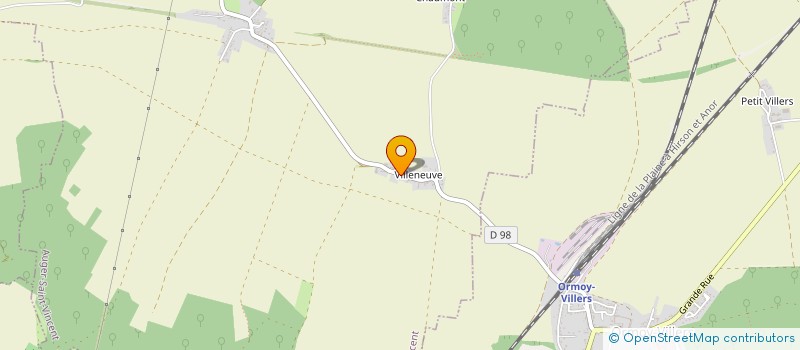 localisation de l'entreprise MONSIEUR JEAN LEGRAND  AUGER-SAINT-VINCENT