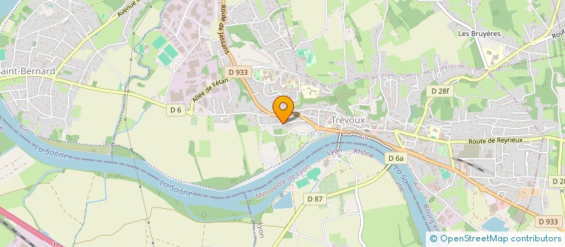 localisation de l'entreprise MONSIEUR JEAN LEGRAND à TREVOUX