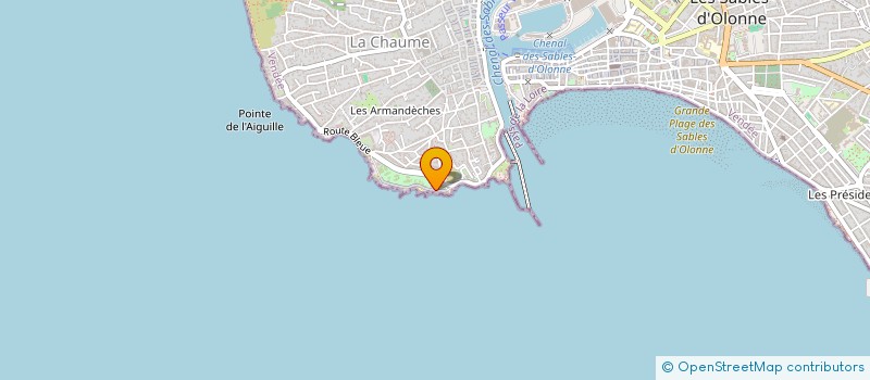 localisation de l'entreprise MONSIEUR JEAN LEGRET  LES SABLES D'OLONNE