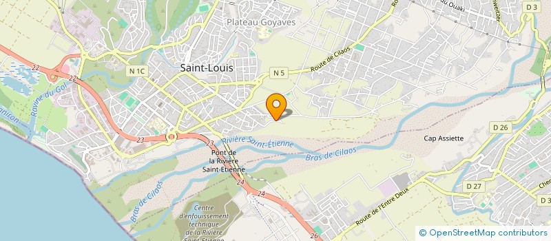 localisation de l'entreprise MONSIEUR JEAN LEGROS  SAINT-LOUIS