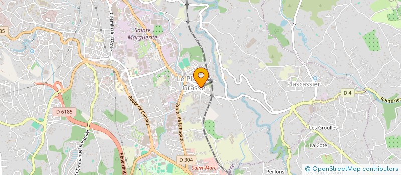 localisation de l'entreprise MONSIEUR JEAN LEGROS  GRASSE