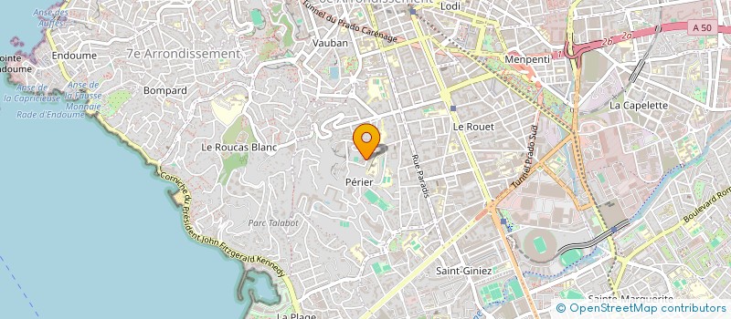 localisation de l'entreprise MONSIEUR JEAN LEGRROS à MARSEILLE