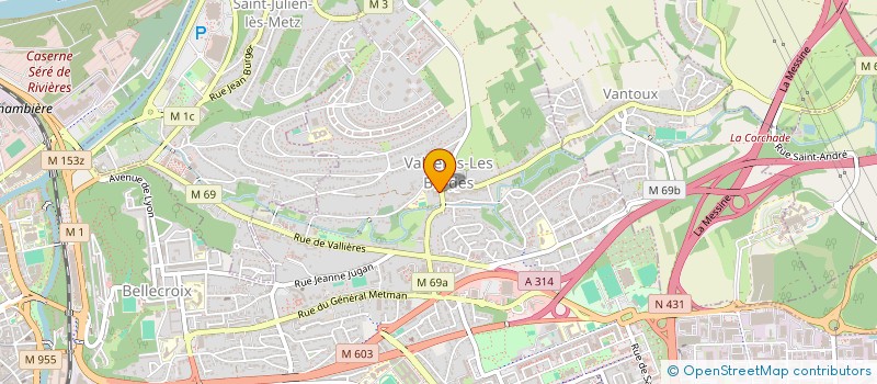 localisation de l'entreprise MONSIEUR JEAN LEHMANN  METZ