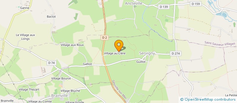 localisation de l'entreprise MONSIEUR JEAN LEHOBEY  GOUVILLE-SUR-MER