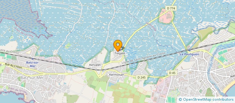 localisation de l'entreprise MONSIEUR JEAN LEHUEDE  BATZ-SUR-MER