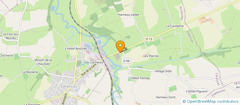 localisation de l'entreprise MONSIEUR JEAN LEJAMTEL  CERENCES