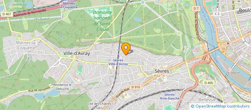 localisation de l'entreprise MONSIEUR JEAN LEJEUNE à SEVRES