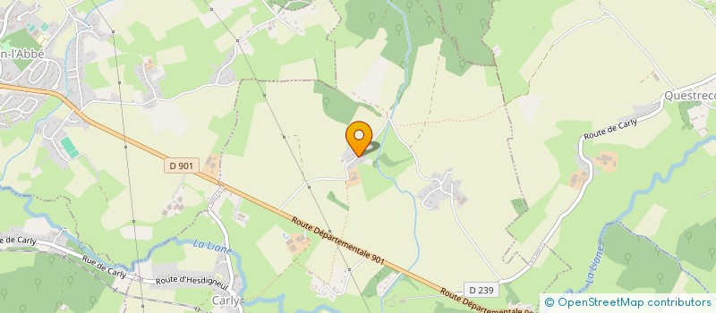 localisation de l'entreprise MONSIEUR JEAN LEJEUNE  CARLY