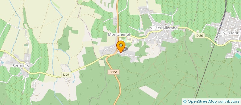 localisation de l'entreprise MONSIEUR JEAN LELARGE  VILLERS-ALLERAND