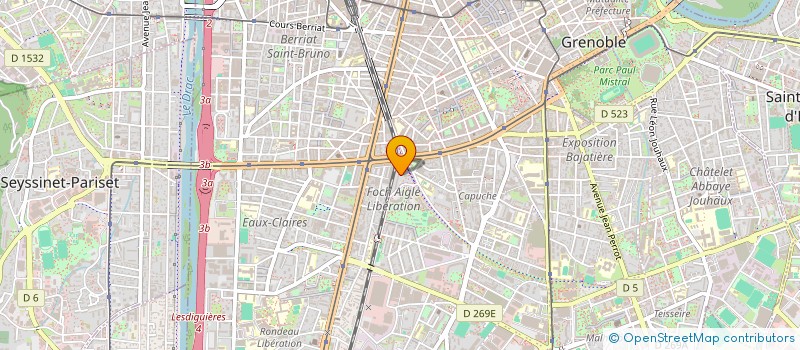 localisation de l'entreprise MONSIEUR JEAN LELIEVRE  GRENOBLE