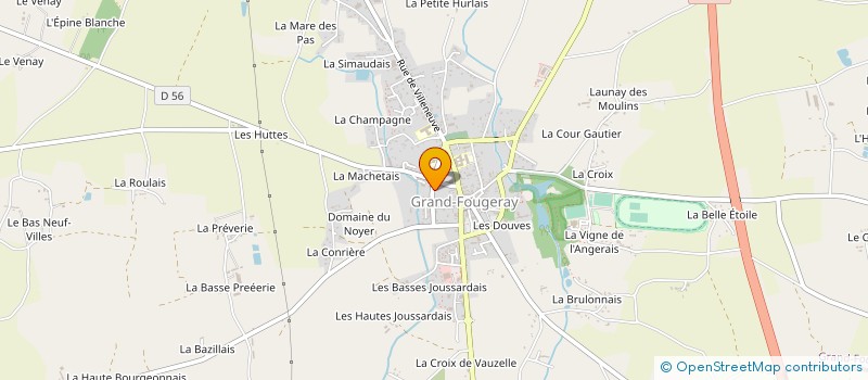 localisation de l'entreprise MONSIEUR JEAN LELIEVRE à GRAND-FOUGERAY