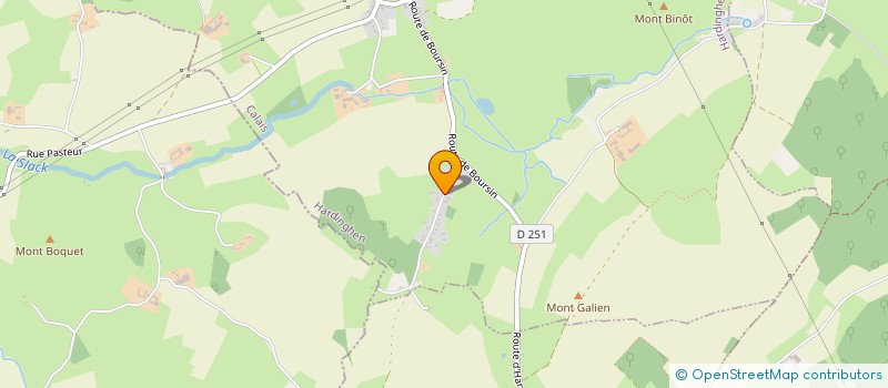 localisation de l'entreprise MONSIEUR JEAN LELIEVRE  HARDINGHEN