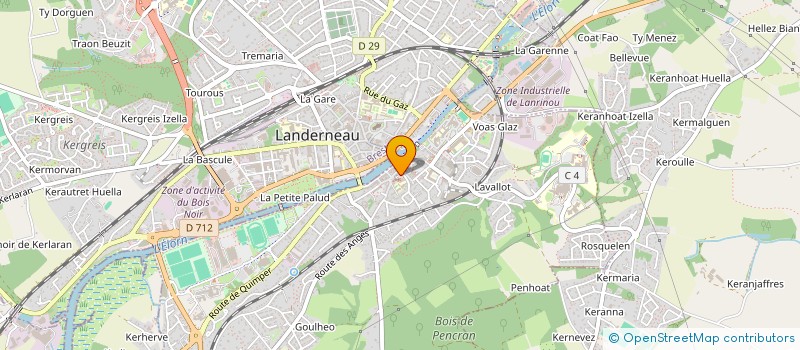 localisation de l'entreprise MONSIEUR JEAN LEMAIRE à LANDERNEAU
