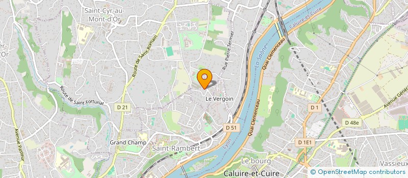 localisation de l'entreprise MONSIEUR JEAN LEMAIRE  SAINT-CYR-AU-MONT-D'OR