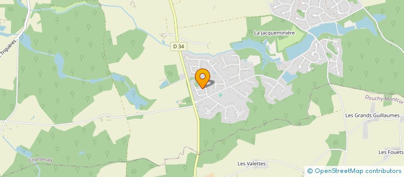 localisation de l'entreprise MONSIEUR JEAN LEMAIRE à COURTENAY