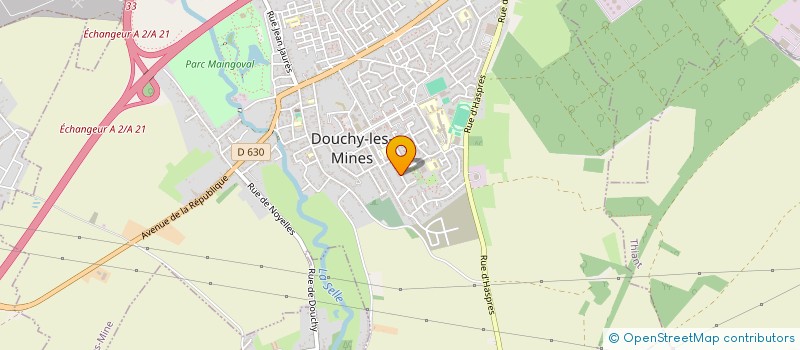 localisation de l'entreprise MONSIEUR JEAN LEMAIRE  DOUCHY-LES-MINES