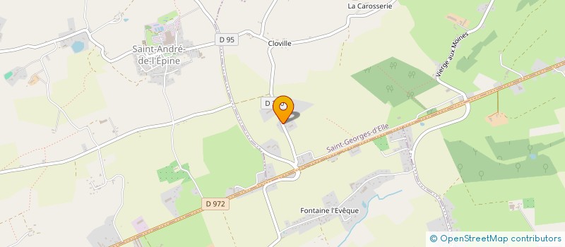 localisation de l'entreprise MONSIEUR JEAN LEMARCHAND  SAINT GEORGES D'ELLE