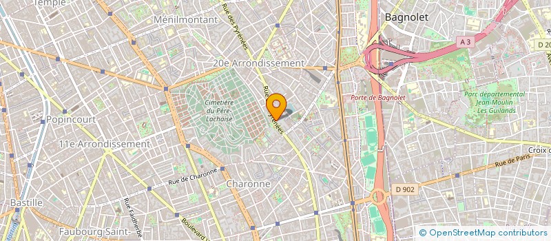 localisation de l'entreprise MONSIEUR JEAN LEMARCHANT  PARIS