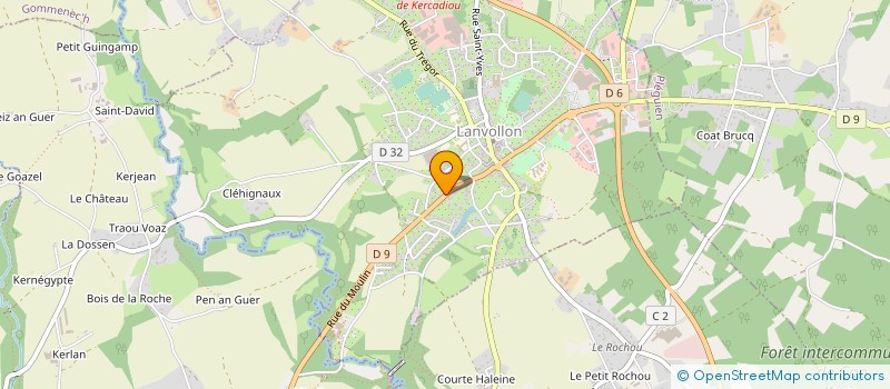 localisation de l'entreprise MONSIEUR JEAN LEMARECHAL à LANVOLLON