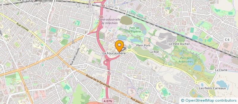 localisation de l'entreprise MONSIEUR JEAN LEMARIE  TRELAZE