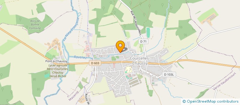 localisation de l'entreprise MONSIEUR JEAN LEMASSON  COURCELLES-CHAUSSY