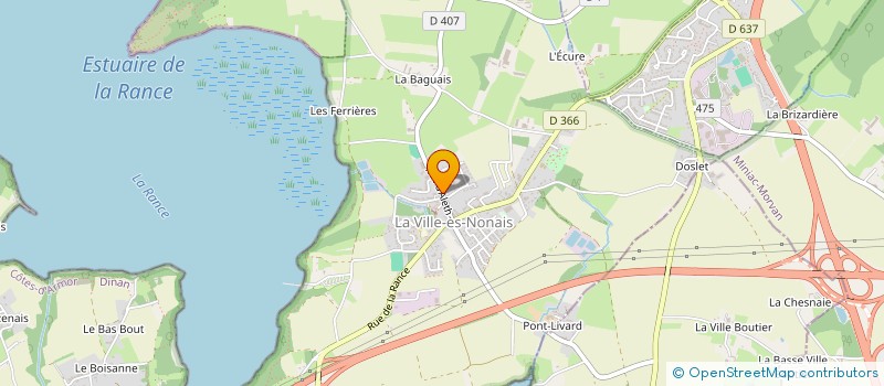 localisation de l'entreprise MONSIEUR JEAN LEMEE  LA VILLE-ES-NONAIS