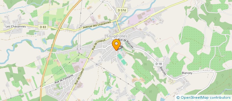 localisation de l'entreprise MONSIEUR JEAN LEMERCIER  FOUGEROLLES-SAINT-VALBERT