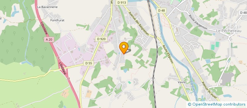 localisation de l'entreprise MONSIEUR JEAN LEMERLE à ARGENTON-SUR-CREUSE