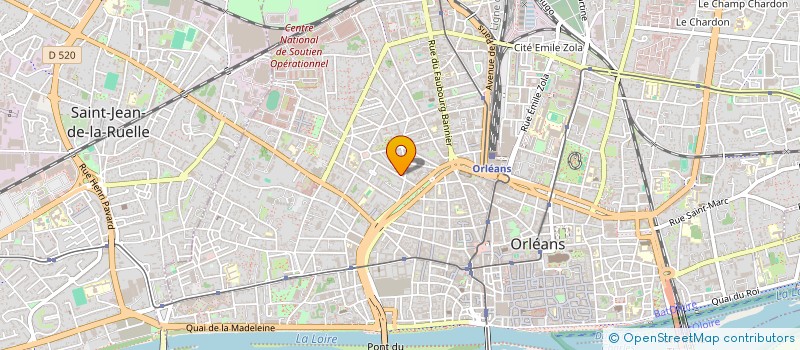 localisation de l'entreprise MONSIEUR JEAN LEMEUR  ORLEANS