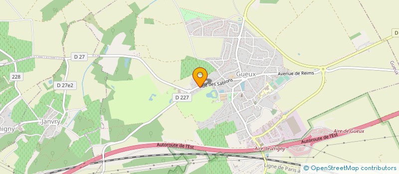 localisation de l'entreprise MONSIEUR JEAN LEMOINE  GUEUX