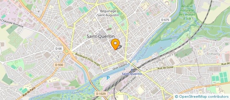 localisation de l'entreprise MONSIEUR JEAN LEMONNE à SAINT-QUENTIN