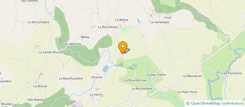 localisation de l'entreprise MONSIEUR JEAN LEMONNIER à BAZOUGES-LA-PEROUSE