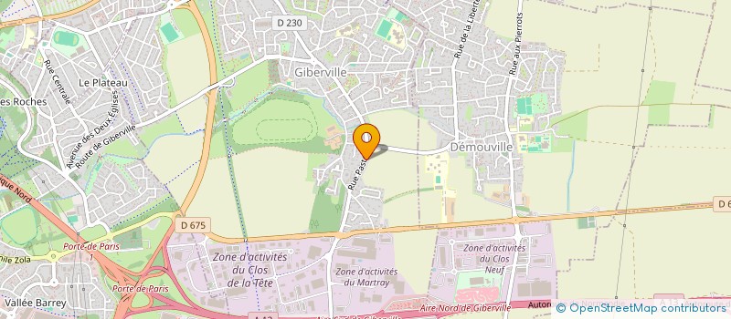 localisation de l'entreprise MONSIEUR JEAN LEMONNIER  GIBERVILLE