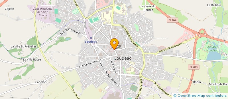 localisation de l'entreprise MONSIEUR JEAN LEMORDAN à LOUDEAC