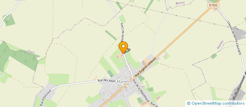 localisation de l'entreprise MONSIEUR JEAN LEMPEREUR  MARETZ