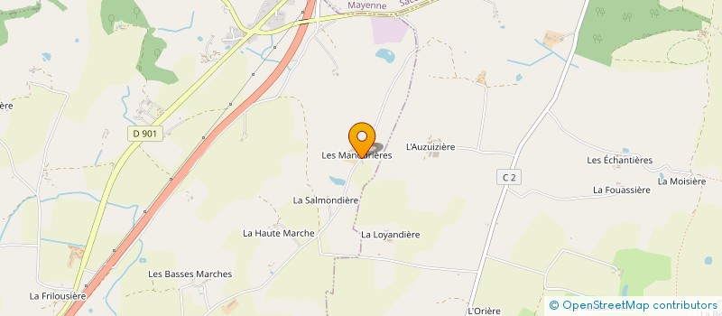localisation de l'entreprise MONSIEUR JEAN LENAIN à LOUVERNE